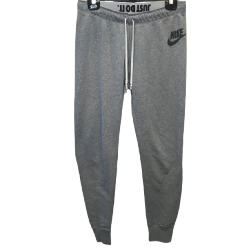 Nike Grey Jogger Logo Sweatpants